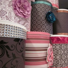Paper-Wrapped Cans and Crystal Light Canisters